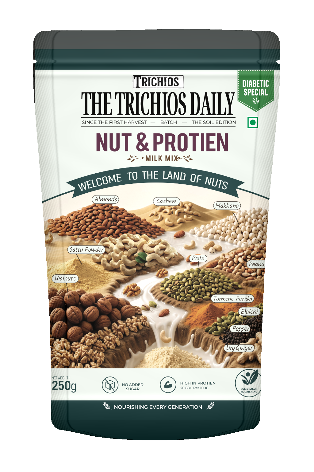 Nut & Protein Milk Mix (No Added Sugars)